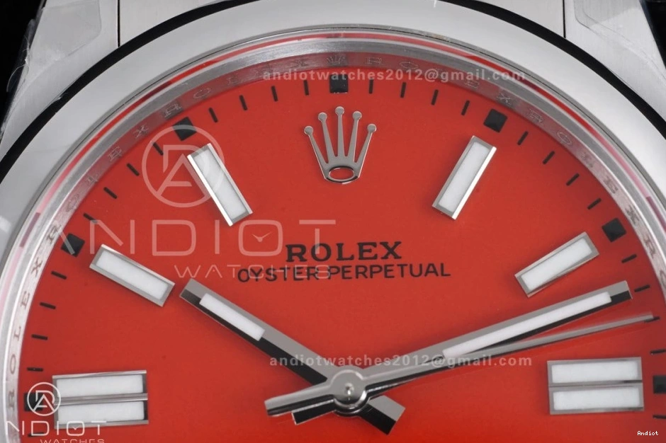 1:1 Best 904L Dial Steel Perpetual DD3230 Red Oyster V2 Edition 124300 41mm VSF 0412